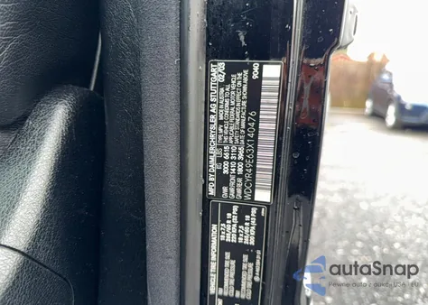 2003 Mercedes-Benz G 500 from USA, damaged, VIN WDCYR49E63X140476